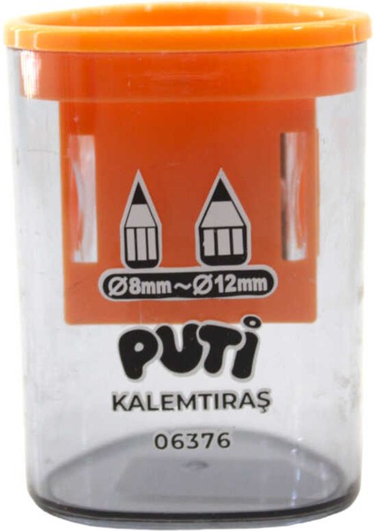 ÇİFT BÖLMELİ PLASTİK KALEMTIRAŞ 06376