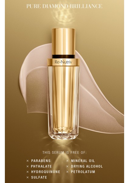 Estee Lauder Lüks Cilt Serumu - Re-Nutriv Ultimate Diamond Transformative Brilliance Serum (REFILL) - 30 ml