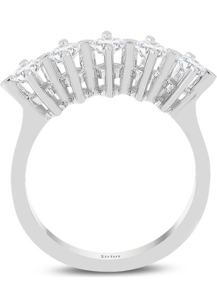 D Renk 0,70 Karat Pırlanta 5 Taş Yüzük 0404R0370 modelleri