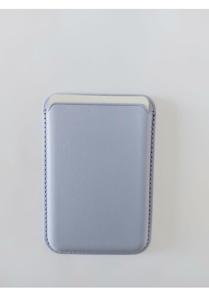 Magsafe Leather Wallet Açık Lila