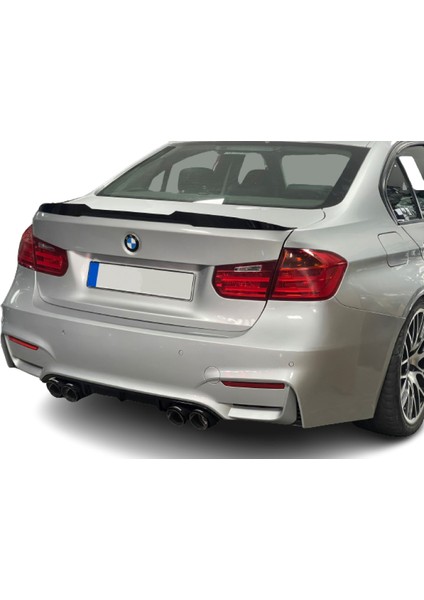 Bmw 3 Serisi F30-F80 M4 Style (2012-2018) Piano Black Spoiler (Plastik) indirimleri