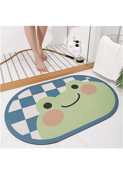 Diatom Çamur Emici Paspas Banyo Kapısı Çabuk Kuruyan Ayak Paspası (Yurt Dışından)