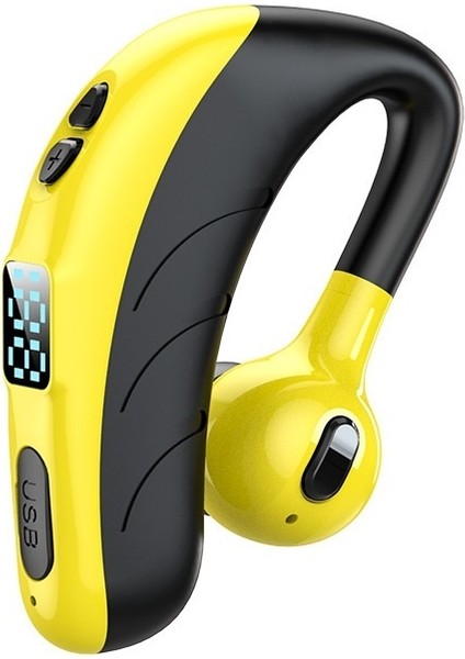 Kulak Kancalı Bluetooth Kulaklık Dijital Ekranlı Spor Kulaklığı (Yurt Dışından)