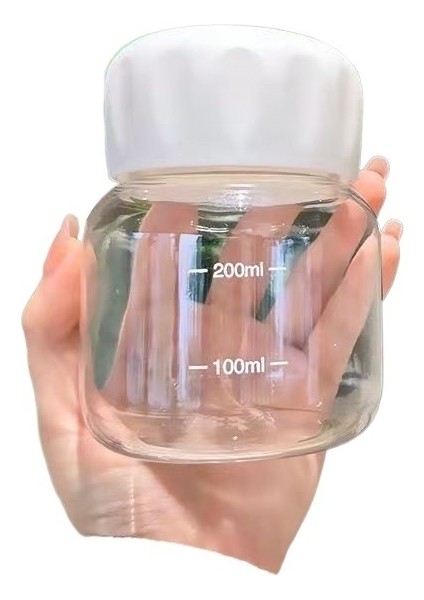 Yağ Bardağı Yüksek Borosilikat Cam Çalkalayıcı Bardak Ölçekli Su Bardağı (Yurt Dışından)