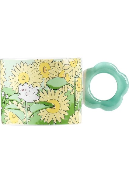 Su Bardağı Seramik Fincan Karikatür Ev Kahve Fincanı (Yurt Dışından)