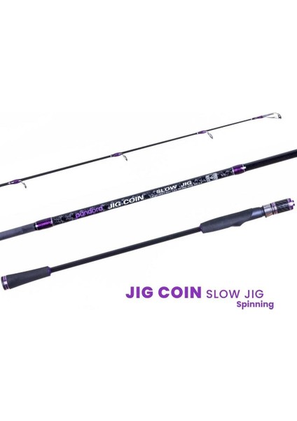 Jıg Coin (Spınnıng) Jıg Kamış Boyut: 2.10 M / Action: Max. 200 G