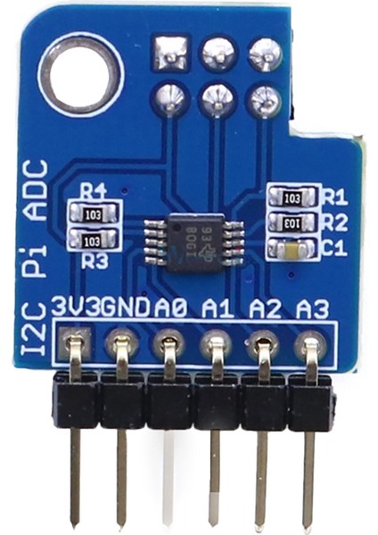 ADS1115 I2C Iıc Pi Adc Analog Dijital Dönüştürücü Modülü 16 Bit (Yurt Dışından)