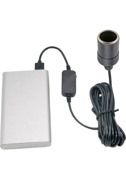 USB 5V - 12V Dönüştürücü, Takograf Için Güç Kaynağı, Usb'den Çakmağa (Yurt Dışından)