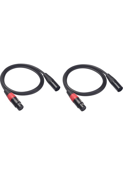 Xlr 5-Pin Erkek - 3-Pin Dişi Kablo - XLR5M - XLR3F - 2 Paket (Yurt Dışından)