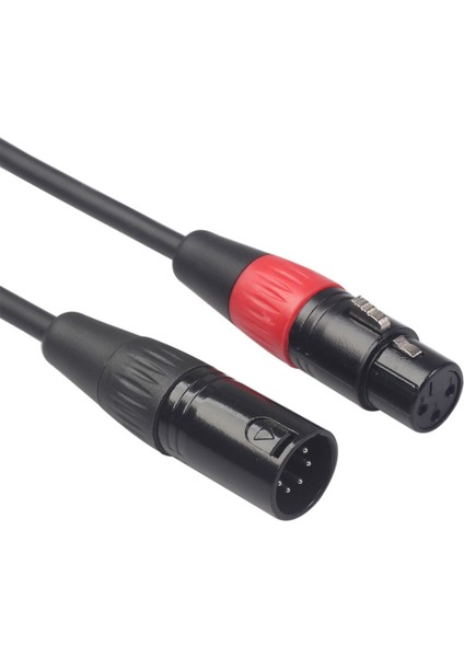 Xlr 5-Pin Erkek - 3-Pin Dişi Kablo - XLR5M - XLR3F - 2 Paket (Yurt Dışından)