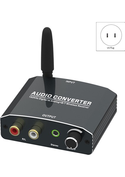 Dijitalden Analoga Ses Dönüştürücü Bluetooth Ses Alma Abd Tak (Yurt Dışından)