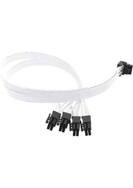 Adet 4xcpu 8-Pin - 16 Pin Erkek 40CM Beyaz (Yurt Dışından)