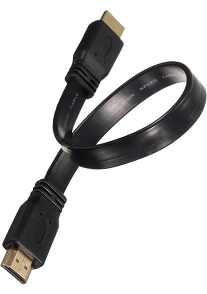 Ses Video Hdtv Tv Ps3 Için Kısa HDMI Erkek - Erkek Fiş Düz Kablo (Yurt Dışından)