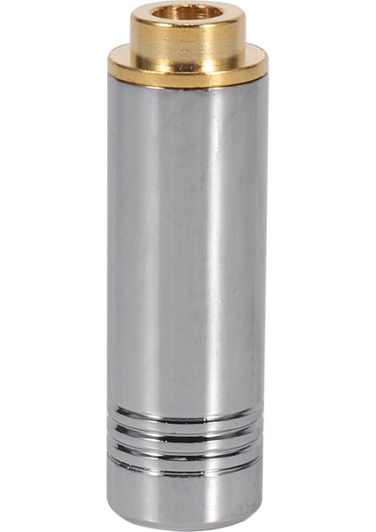 Dişi Jak Ses Fişi 4.4mm 5 Kutuplu Metal Kulaklık Adaptörü Gümüş (Yurt Dışından)