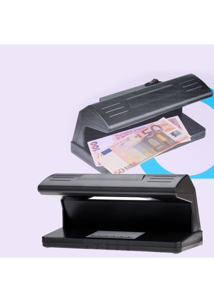 Counterfeıt Detector Para Tespit Cihazı Makinesi Kontrol Dedektörü Aleti Mor Işıklı Elektrikli (Lisinya)