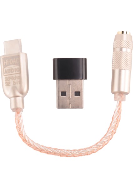 Type-C - 3,5 Jack ALC5686 Çipli Kulaklık Ses Kablosu (Usb Başlığı) (Yurt Dışından)