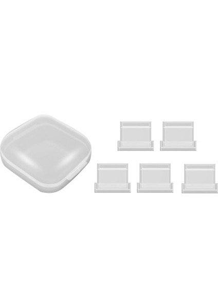 Apple Aydınlatma Veri Kablosu Için 6 Kutu/30 USB Toz Geçirmez Kapak (Yurt Dışından)