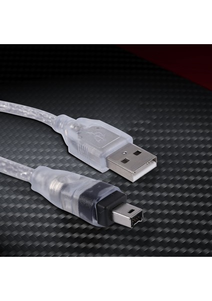Pc Kamera Için Ieee 1394 4 Pin Firewire Dv Adaptör Kablosuna 1.5m USB (Yurt Dışından)