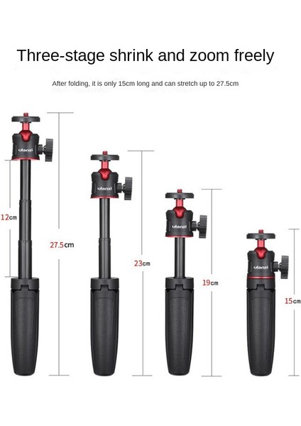 Ulanzi Mt-08 Telefon Mini Taşınabilir Selfie Çubuğu Için Katlanabilir Tripod (Yurt Dışından)