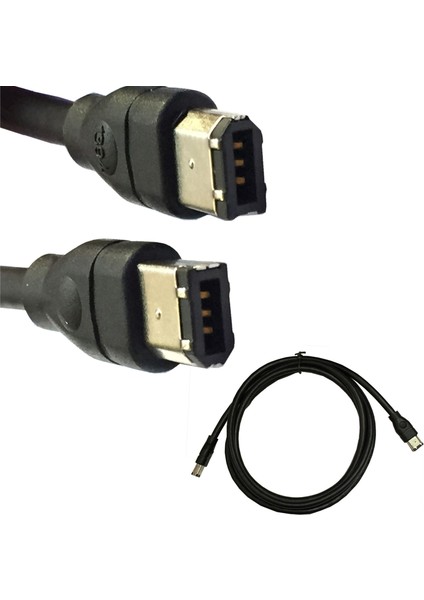 Siyah Ieee 1394 Firewire 400 - Firewire 400 Kablo, 6 Pin Erkek - 10 Ft (Yurt Dışından)