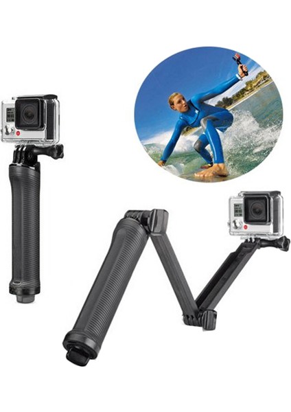 Su Geçirmez Selfie Çubuğu Tripod Yüzen El Kavrama Monopod Direği (Yurt Dışından)