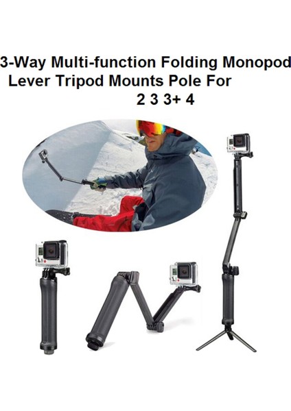 Su Geçirmez Selfie Çubuğu Tripod Yüzen El Kavrama Monopod Direği (Yurt Dışından)