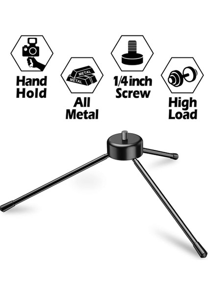 Mini Metal Tripod, Projektörlere ve Tüm Kameralara Uygun (Yurt Dışından)