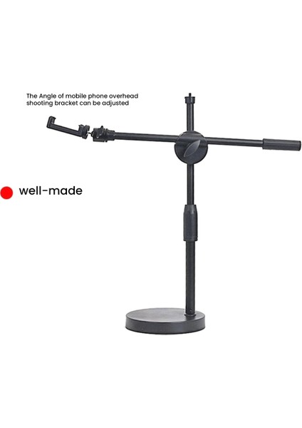 Halka Işıklı Yükseltilmiş Tripod Masaüstü Masaüstü Çekim Standı (Yurt Dışından)