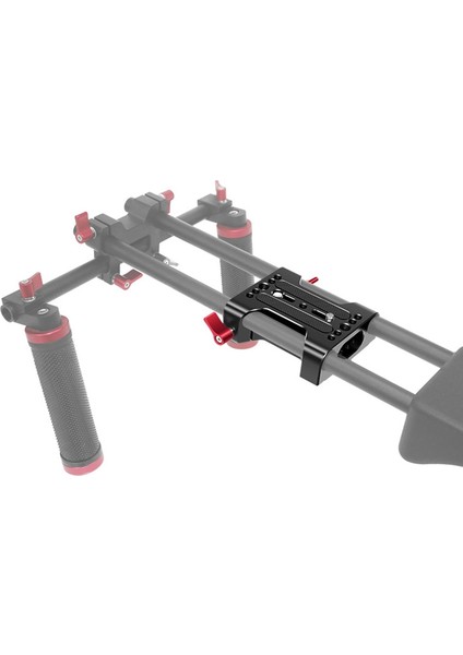Dslr Kamera Için Çubuk Ray Kelepçeli Çok Işlevli Kamera Taban Plakası (Yurt Dışından)