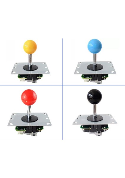Devre Kartlı 5p Işıksız Arcade Joystick Kontrol Cihazı I (Yurt Dışından)