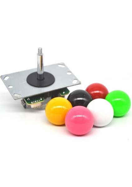Devre Kartlı 5p Işıksız Arcade Joystick Kontrol Cihazı I (Yurt Dışından)