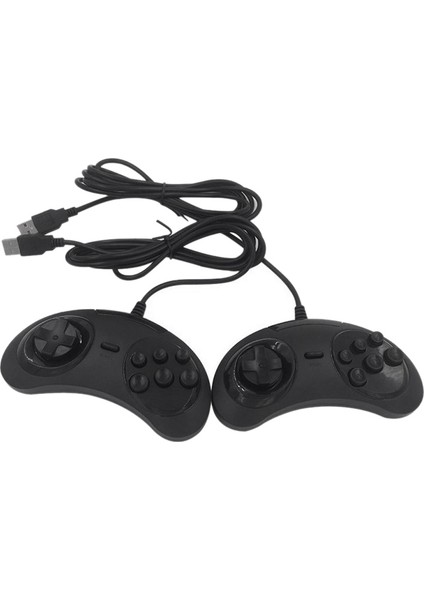 USB Gamepad Oyun Denetleyicisi Pc Mac Mega Drive Gamepad'ler Için 6 Düğme (Yurt Dışından)