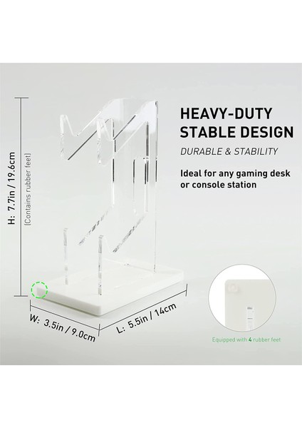 Switch Pro/xbox Series X/ps4 Joystick Raf Standı Için Çift Katmanlı Tutucu (Yurt Dışından)