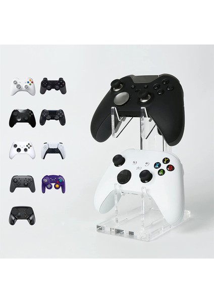 Switch Pro/xbox Series X/ps4 Joystick Raf Standı Için Çift Katmanlı Tutucu (Yurt Dışından)