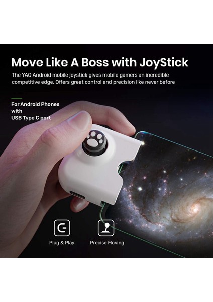 iPhone Bağlantı Noktası Için L1R1 Oyun Tetikleyici Gamepad'li Oyun Kumandası(Beyaz) (Yurt Dışından) indirimleri