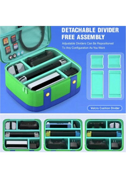 Nintendo Switch Için OLED Konsol Denetleyicisi Anahtarı Için Saklama Çantası, B (Yurt Dışından) indirimleri