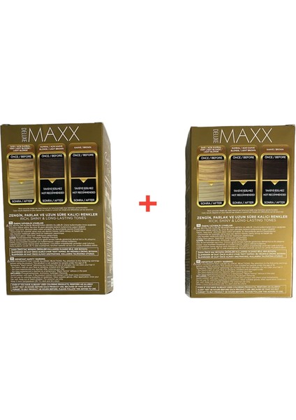 Maxx Deluxe Saçboyası Seti No:0,1 Renk: Platin Sarısı Sette4 Adet Saç Boyası+4adet Oksidan+2çift Eldivenmevcuttur