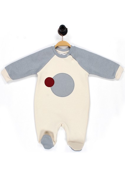 Reglan Kol 3 İplik Patikli Bebek Tulum
