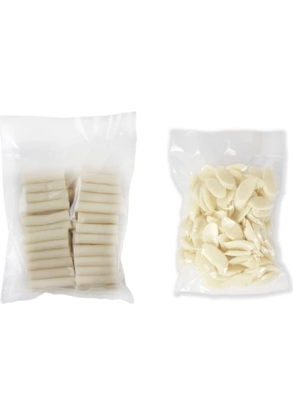 Smart Market Tteokbokki ve Tteokguk Kore Pirinç Keki 1kg 2'li Set