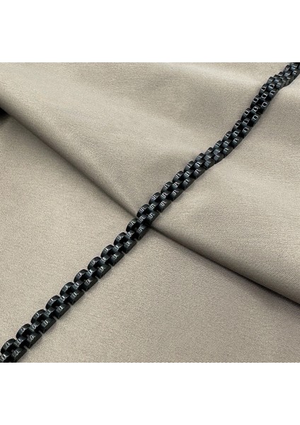 Matris Siyah Erkek Paslanmaz Çelik Bileklik