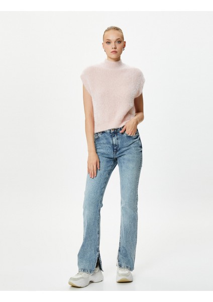 Peluş Süveter Dik Yaka Örgü fiyatları