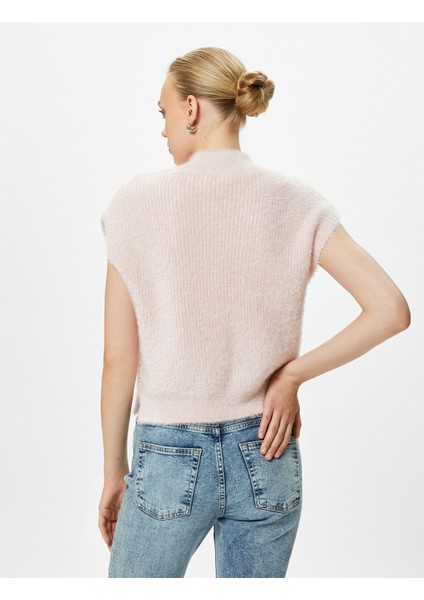 Peluş Süveter Dik Yaka Örgü fırsatları