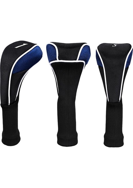 3 Golf Kulübü Golf Aksesuarları Sürücü Kapakları #1 3 5 Woods Başörtüsü Mavi (Yurt Dışından) fiyatları