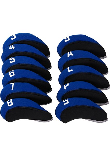 11 Parça Golf Kulübü Kapak Seti Irons Golf Kulübü Koruyucuları Numarası Baskılı (Yurt Dışından) indirimleri