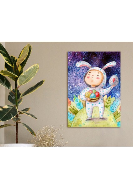 Paskalya Tasarımlı Kanvas Tablo 70X100CM Ev Dekorasyonu, Paskalya Hediyesi, Ev Hediyesi-1 fırsatları