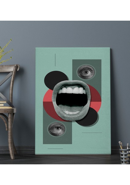 Fantastic Tasarımlı Kanvas Tablo-23 50X70CM Ev Dekorasyonu, Ev Hediyesi