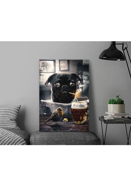 Beer Tasarımlı Kanvas Tablo-3 30X50CM Ev Dekorasyonu, Ev Hediyesi