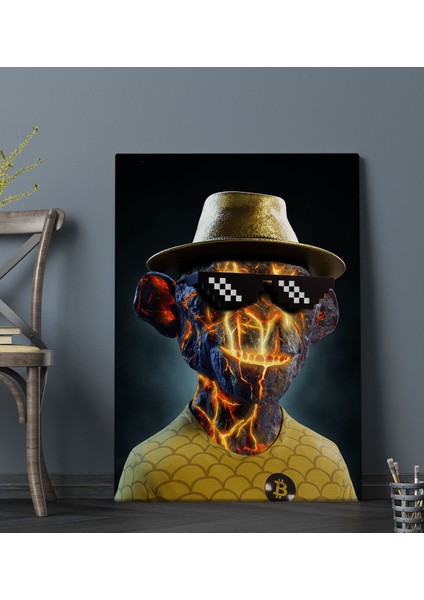 Fantastic Tasarımlı Kanvas Tablo-31 50X70CM Ev Dekorasyonu, Ev Hediyesi