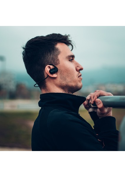 FutureMate Kablosuz Bluetooth 5.3 Open Ear IPX5 Su Geçirmez Çevre Gürültüsü Engelleme ENC 4 Mikrofonlu Kulak İçi Kulaklık Siyah