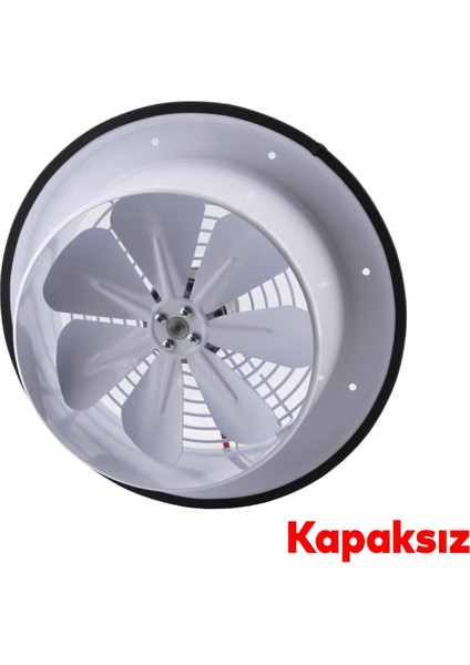 Vantilatör Banyo Wc Işyeri Havalandırma Aspiratörü Fanı Kirli Hava Kötü Koku Metal 200 mm fırsatları